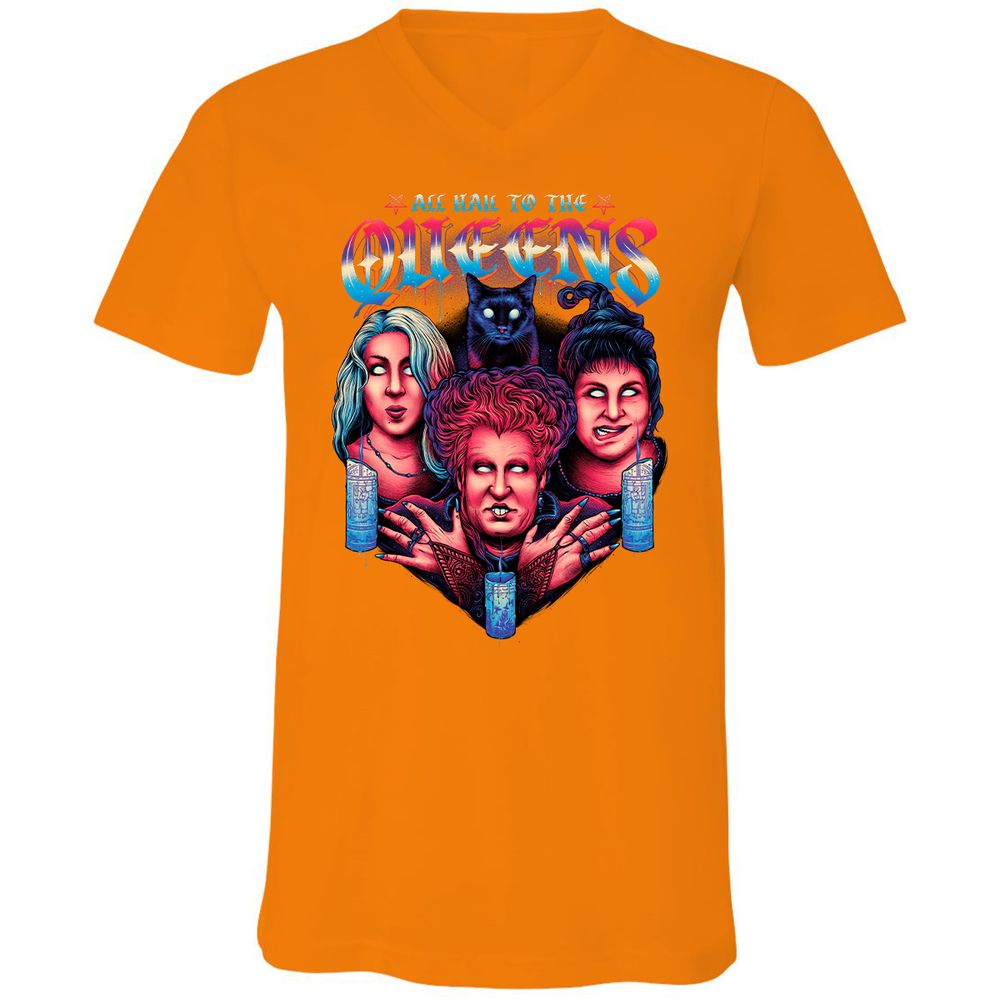 Unisex V-Neck T-Shirt - J1175HYR - Orange - 11