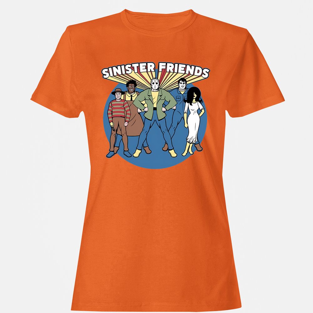 Women's T-Shirt - 7D68J5ZW - Orange - 11