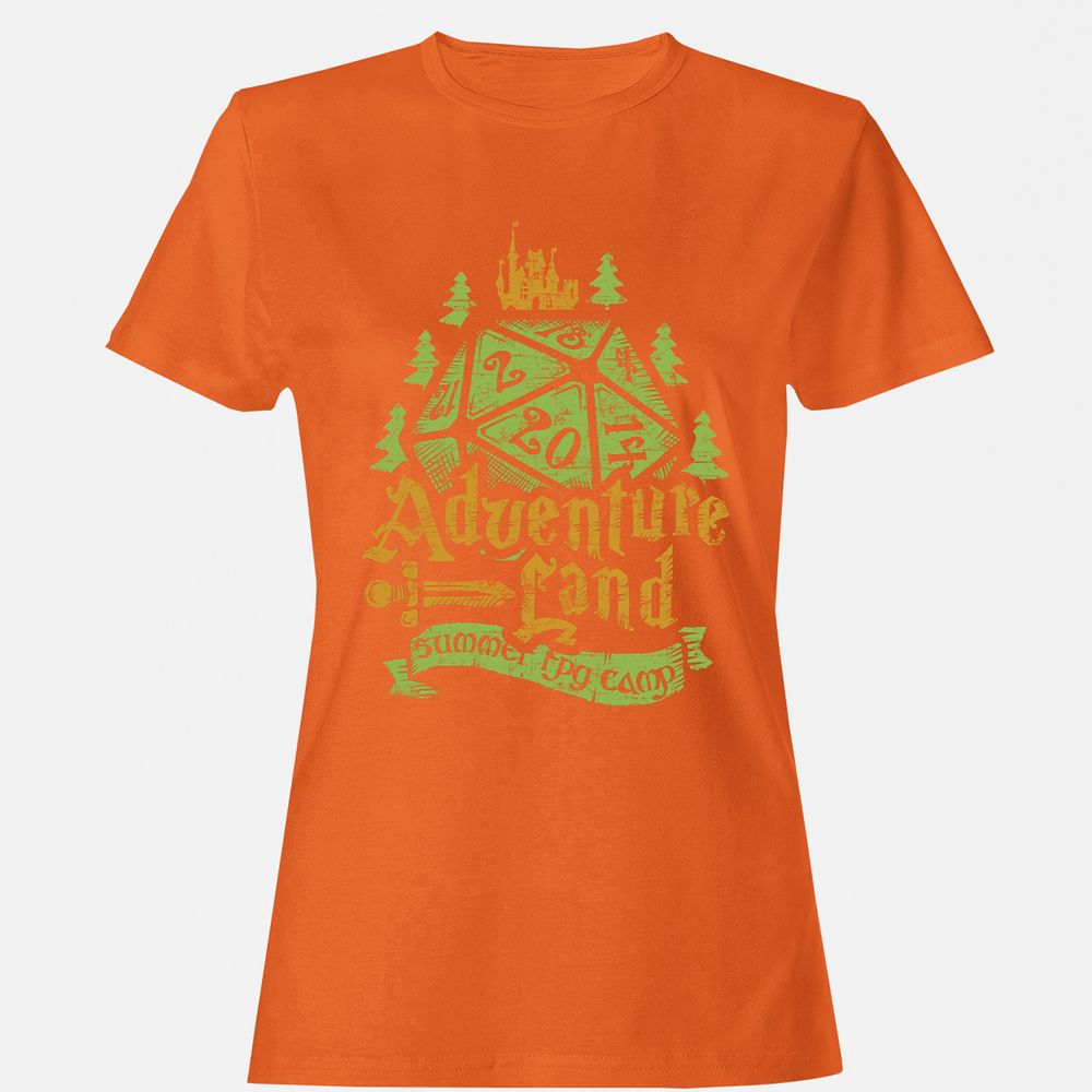Women's T-Shirt - B2BQWGDC - Orange - 11