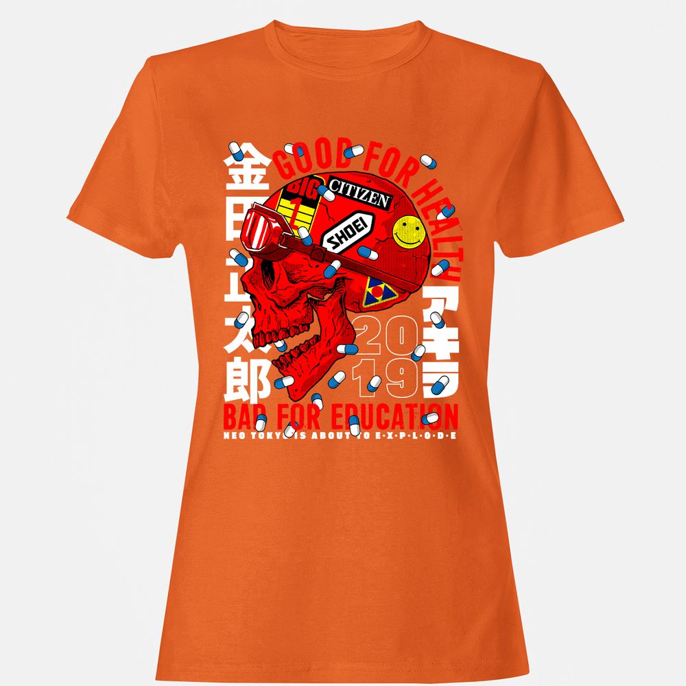 Women's T-Shirt - 7VS4C4DY - Orange - 11