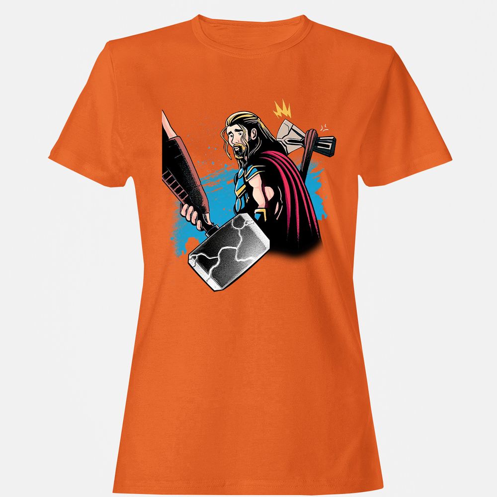 Women's T-Shirt - 33K1R7KC - Orange - 11