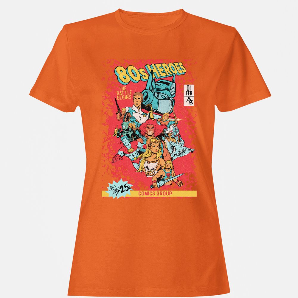 Women's T-Shirt - FL4YBBD2 - Orange - 11