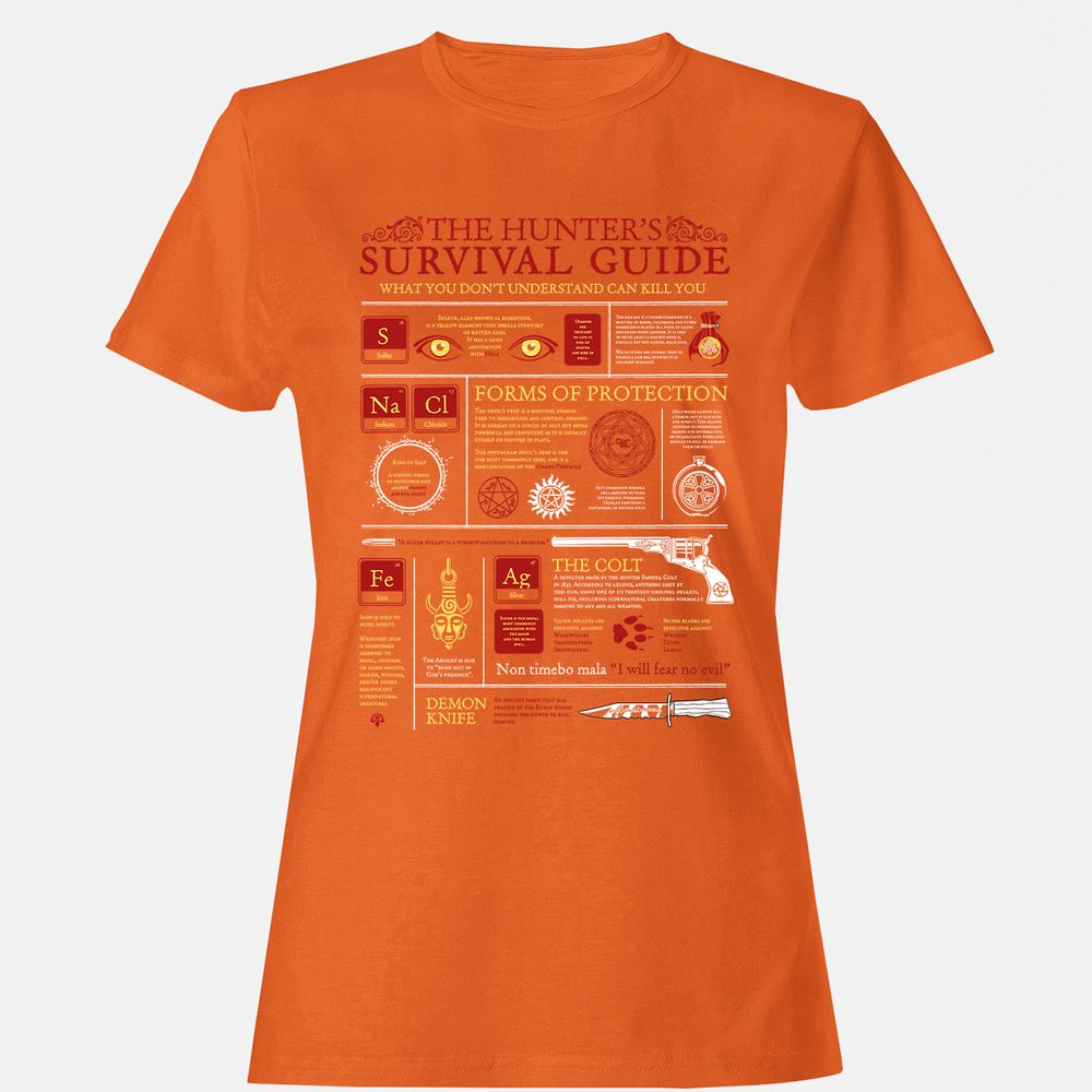 Women's T-Shirt - S821BWB8 - Orange - 11