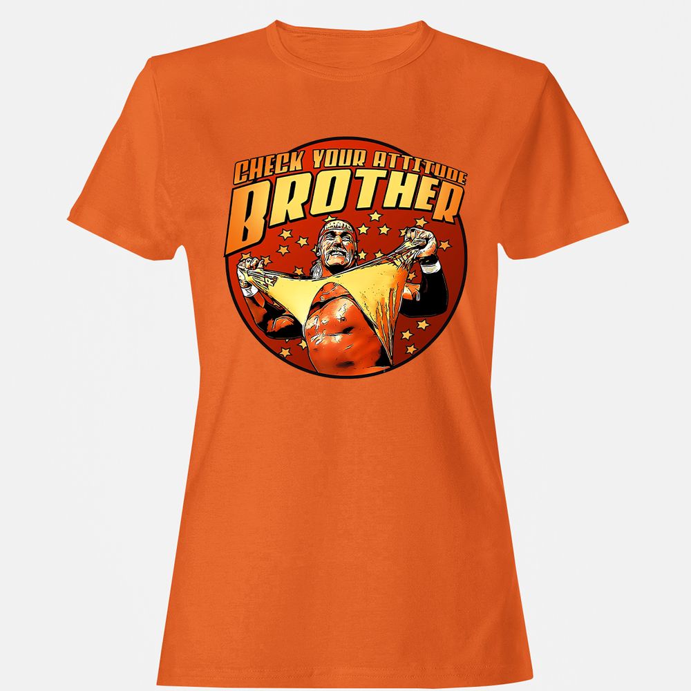 Women's T-Shirt - X8XVJL8N - Orange - 11