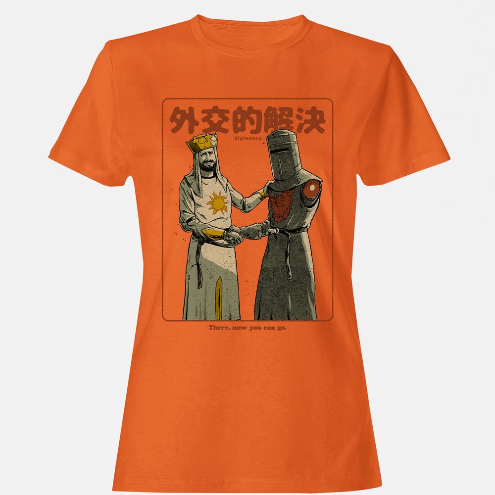 Women's T-Shirt - 7JH6FZ1H - Orange - 11