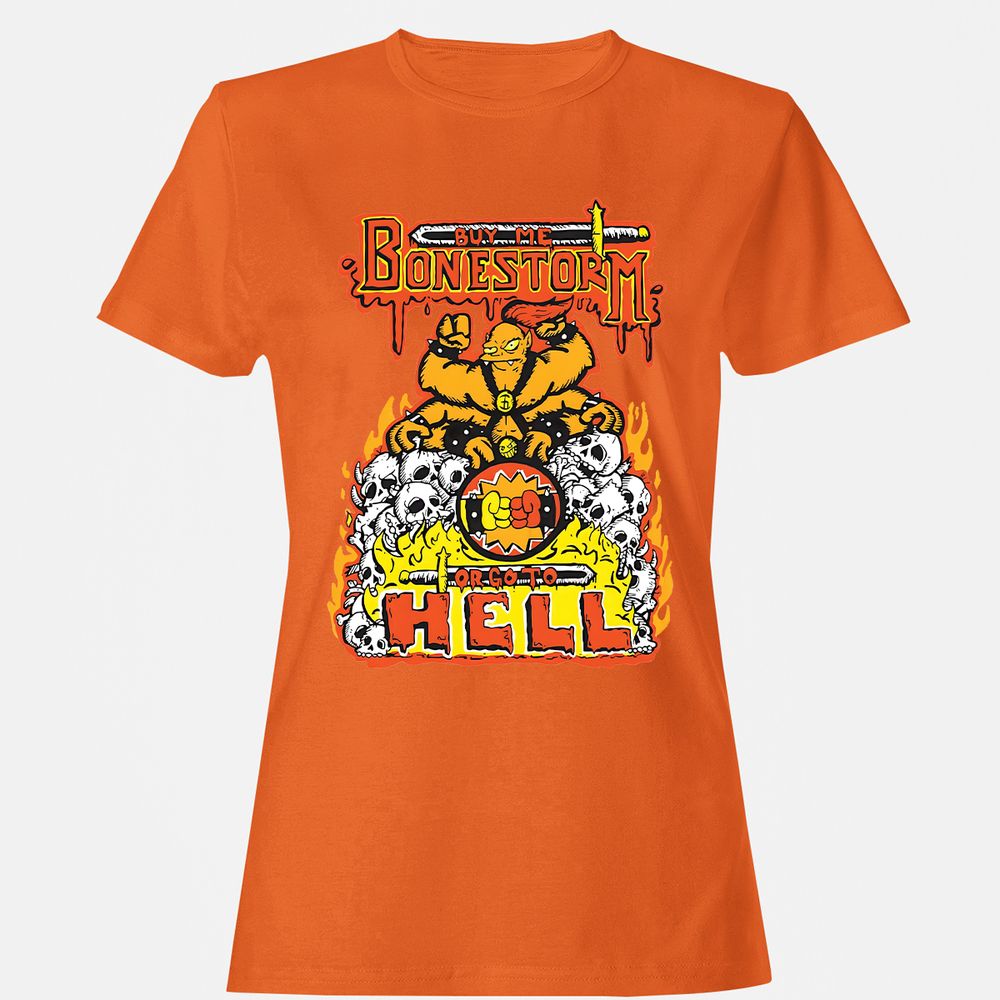Women's T-Shirt - 4N5JTKQW - Orange - 11