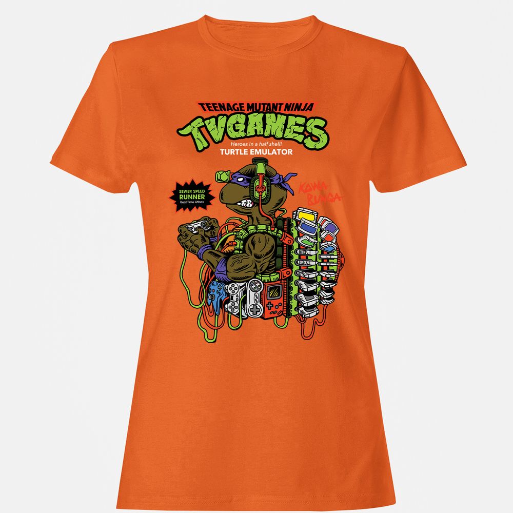 Women's T-Shirt - C85UCDN5 - Orange - 11