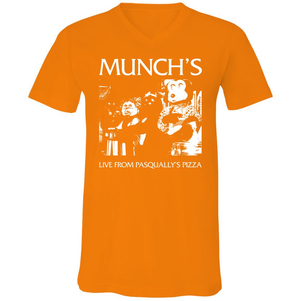 Unisex V-Neck T-Shirt - 77PBSNG3 - Orange - 11
