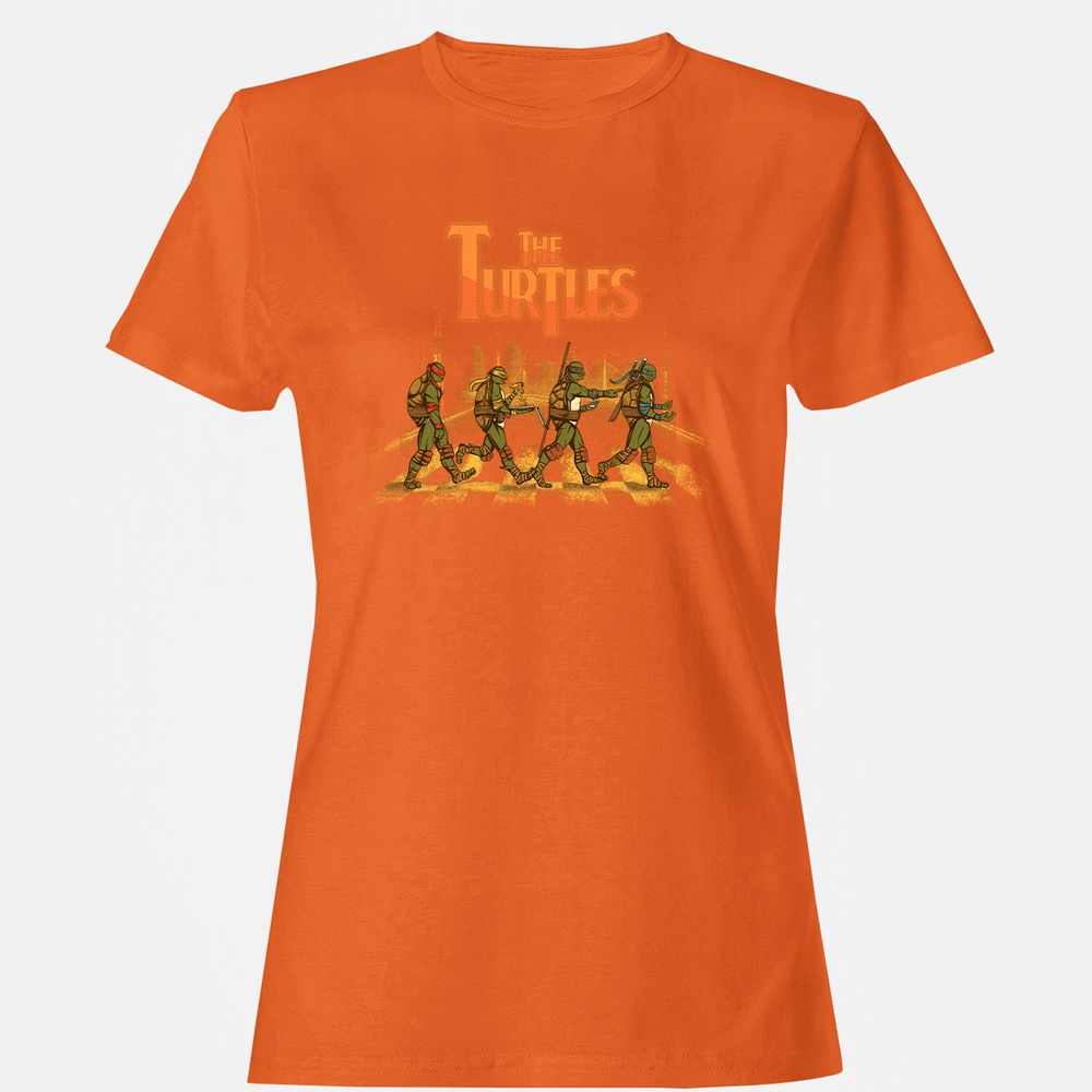 Women's T-Shirt - 67J6PZVL - Orange - 11