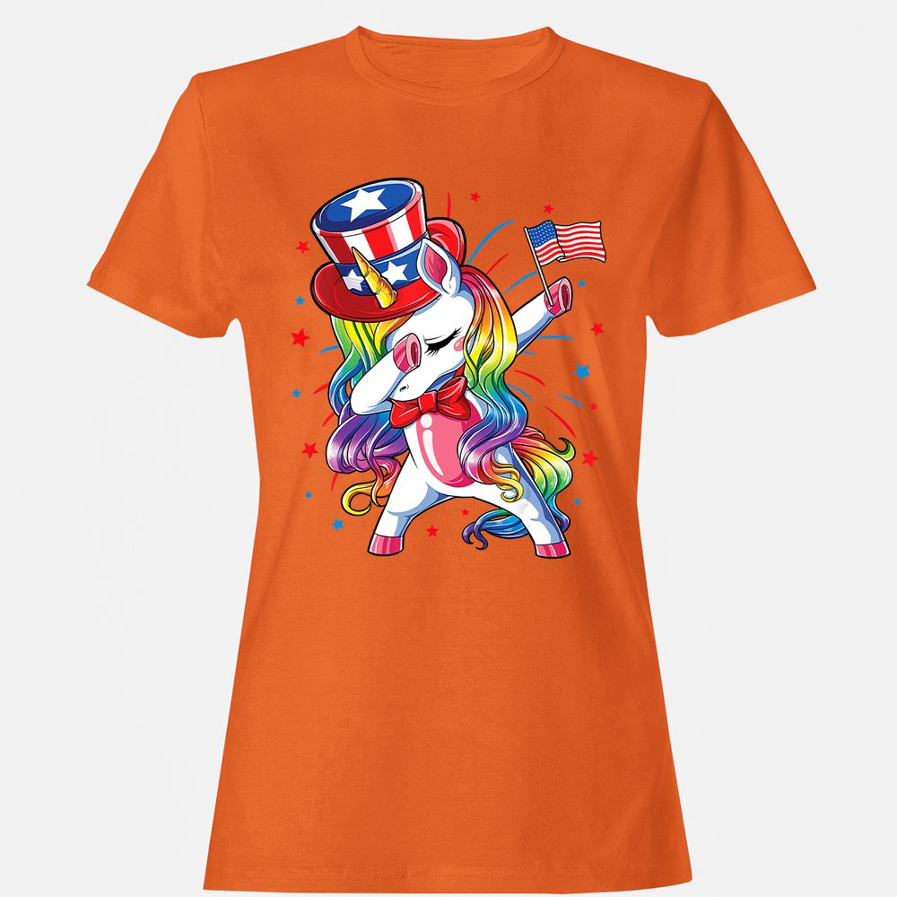 Women's T-Shirt - CSPVUAT5 - Orange - 11