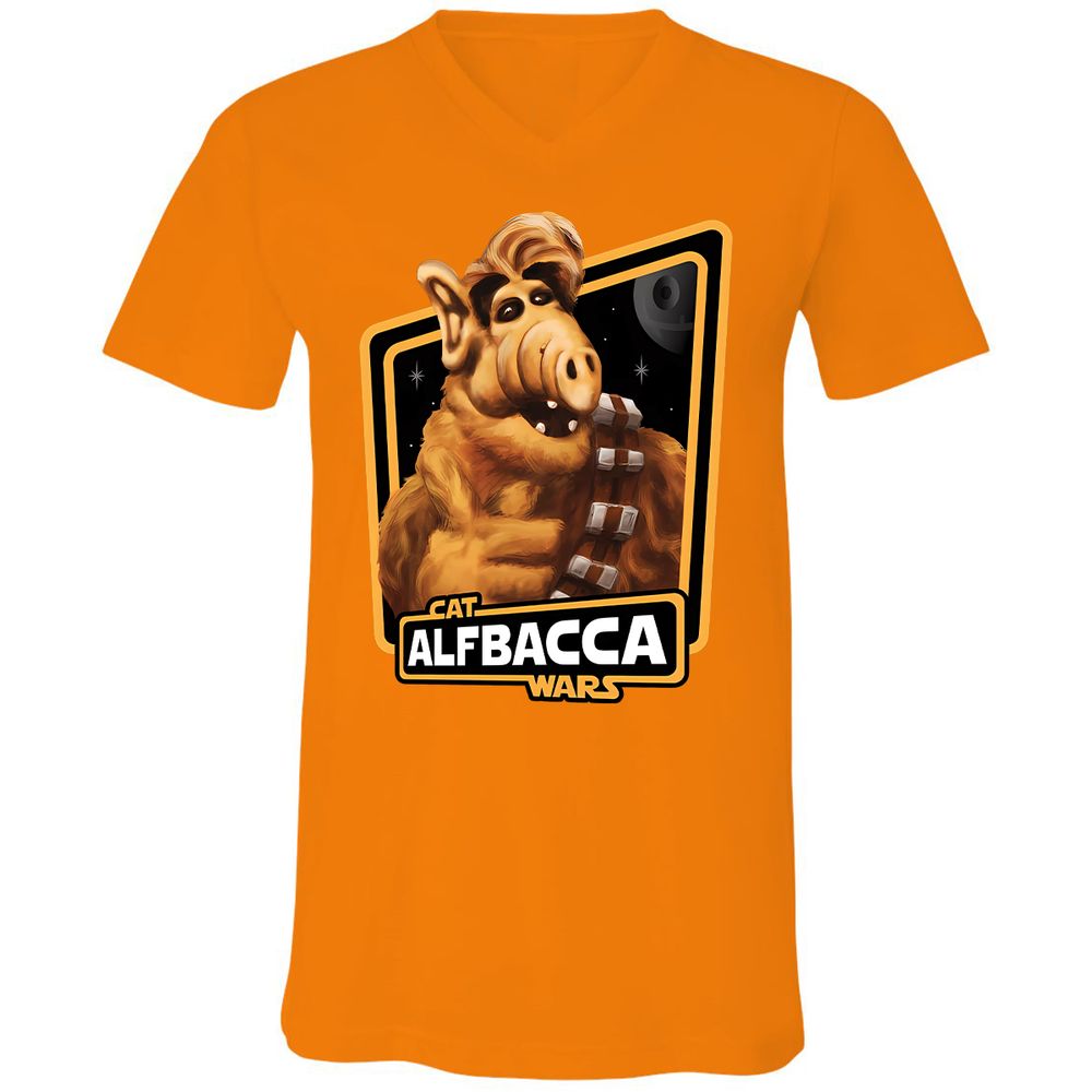 Unisex V-Neck T-Shirt - T81EWLAG - Orange - 11