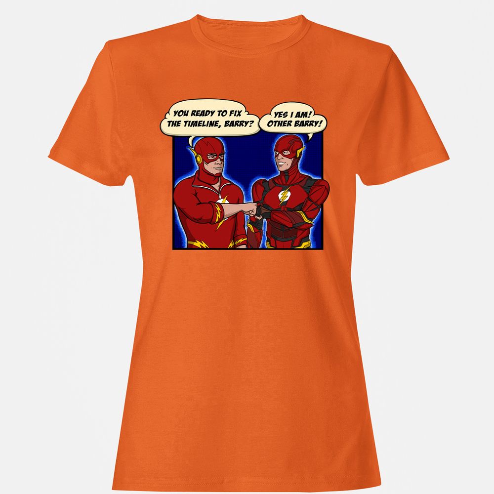 Women's T-Shirt - ZCK3CBFQ - Orange - 11