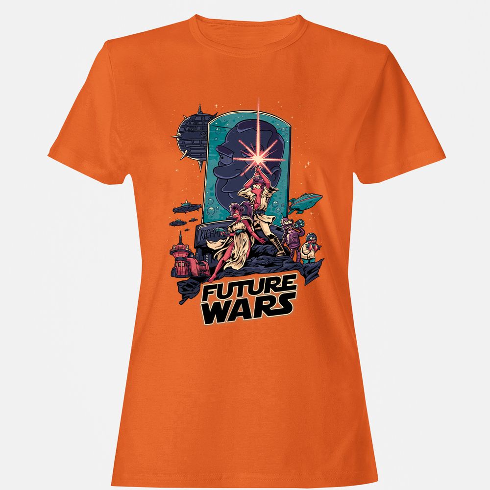 Women's T-Shirt - 38LFJCHF - Orange - 11