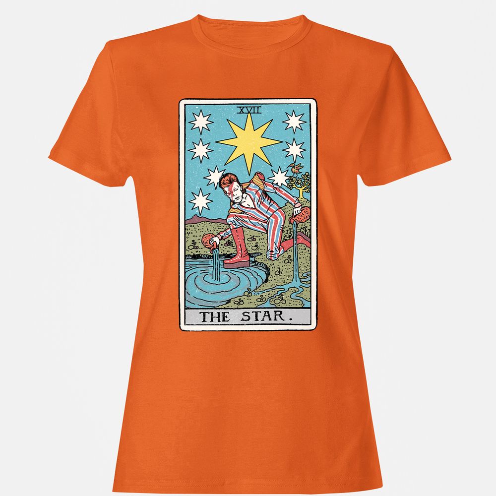 Women's T-Shirt - Q9YRQPHQ - Orange - 11