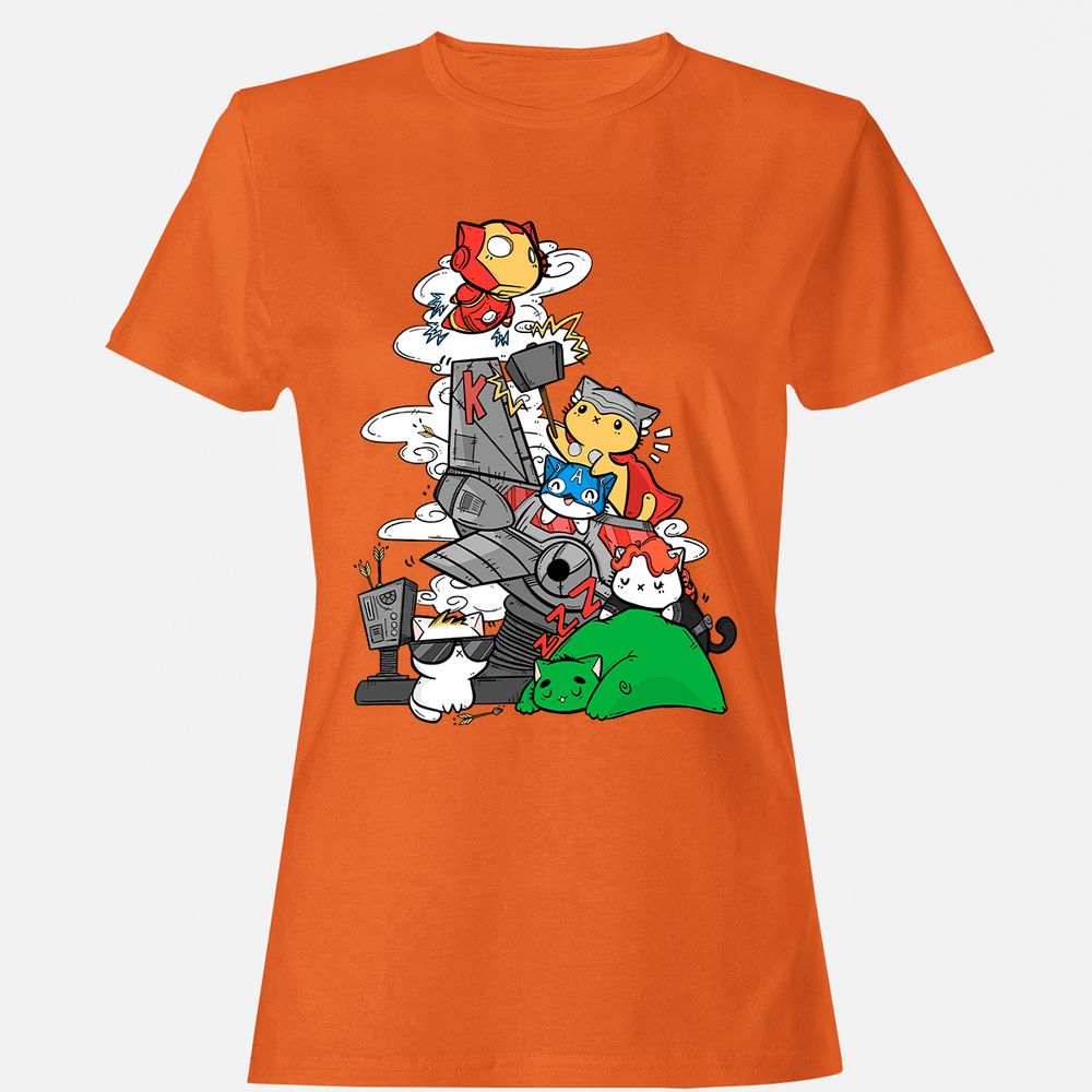 Women's T-Shirt - B45PGDKX - Orange - 11