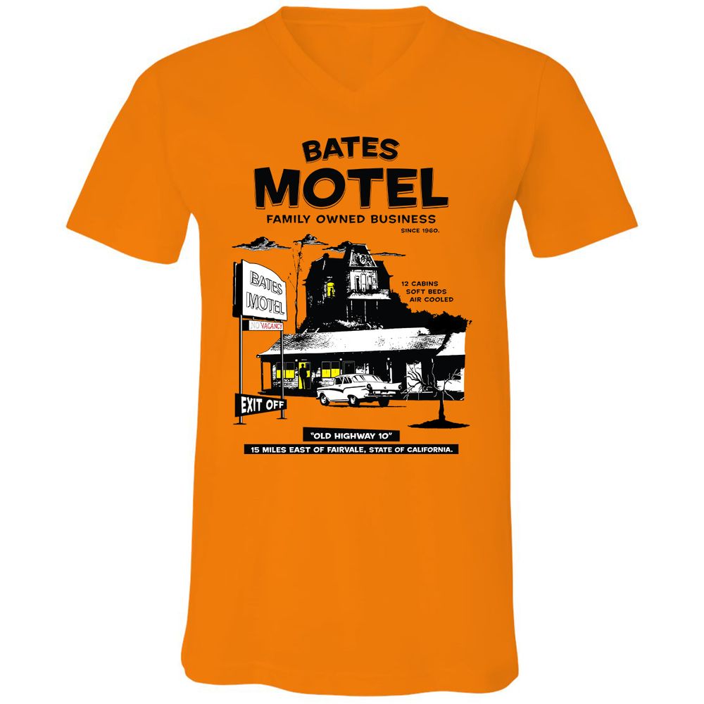 Unisex V-Neck T-Shirt - 4SB3V3FD - Orange - 11