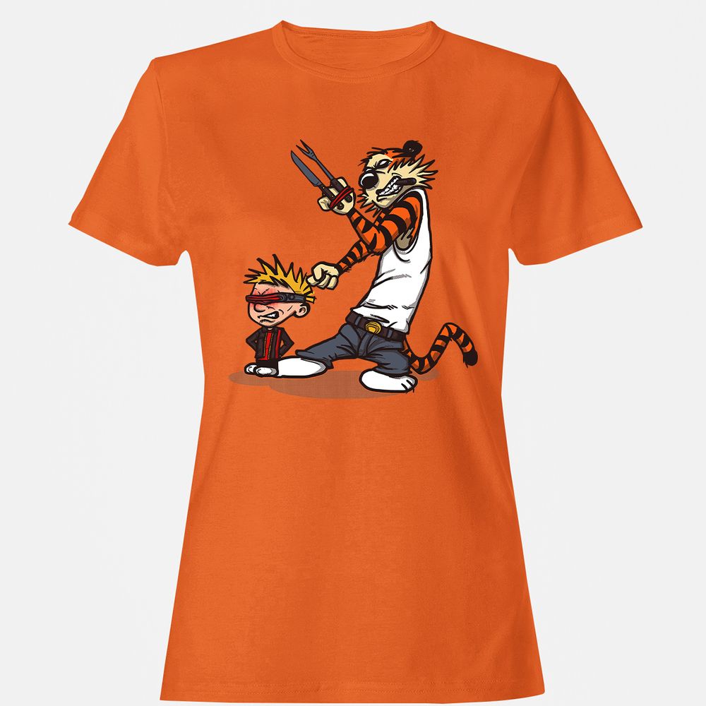 Women's T-Shirt - 6P5XEGXQ - Orange - 11