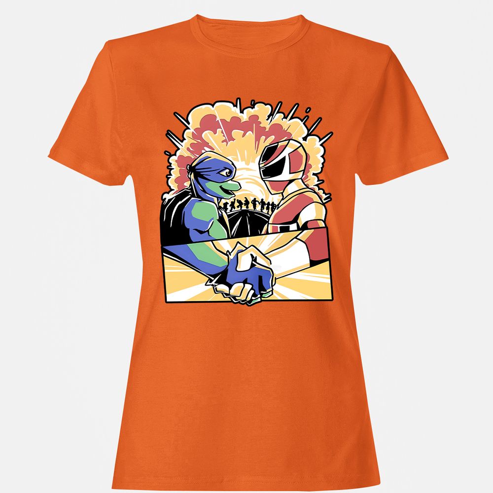 Women's T-Shirt - AU1RHU3R - Orange - 11