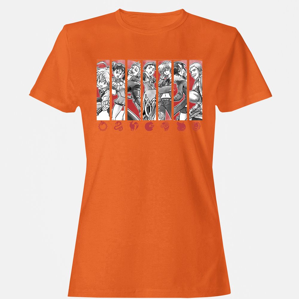 Women's T-Shirt - 82JQA7B2 - Orange - 11