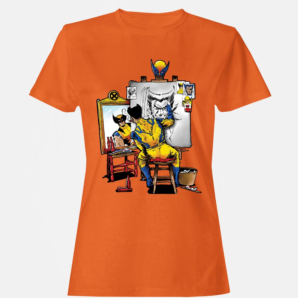 Women's T-Shirt - 33RKT86U - Orange - 11