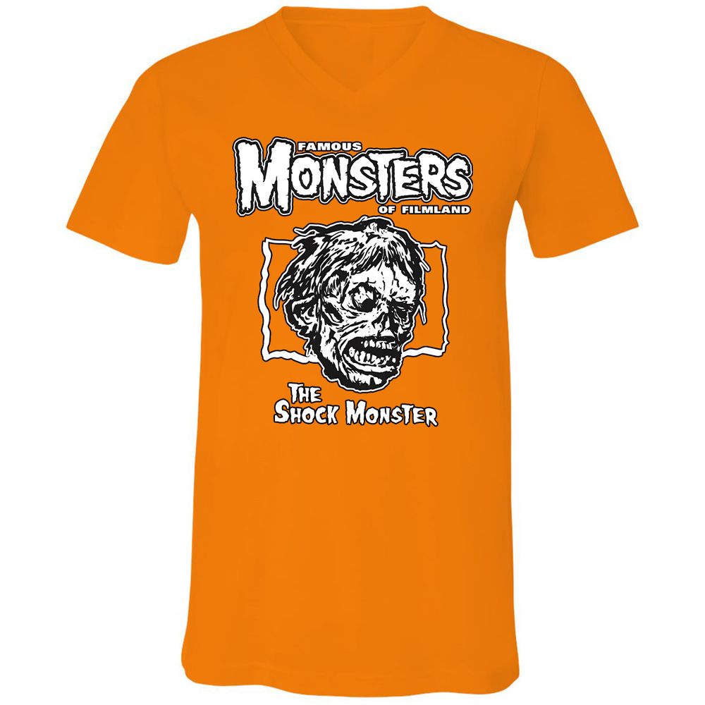 Unisex V-Neck T-Shirt - EKHLPCPA - Orange - 11