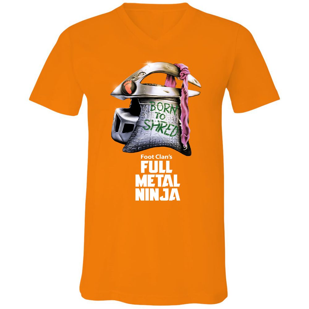 Unisex V-Neck T-Shirt - RC5AA1S6 - Orange - 11