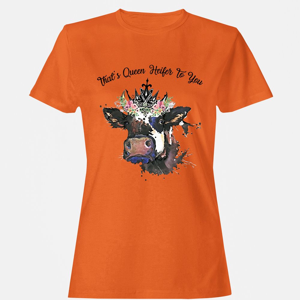 Women's T-Shirt - 1BX5RJSS - Orange - 11