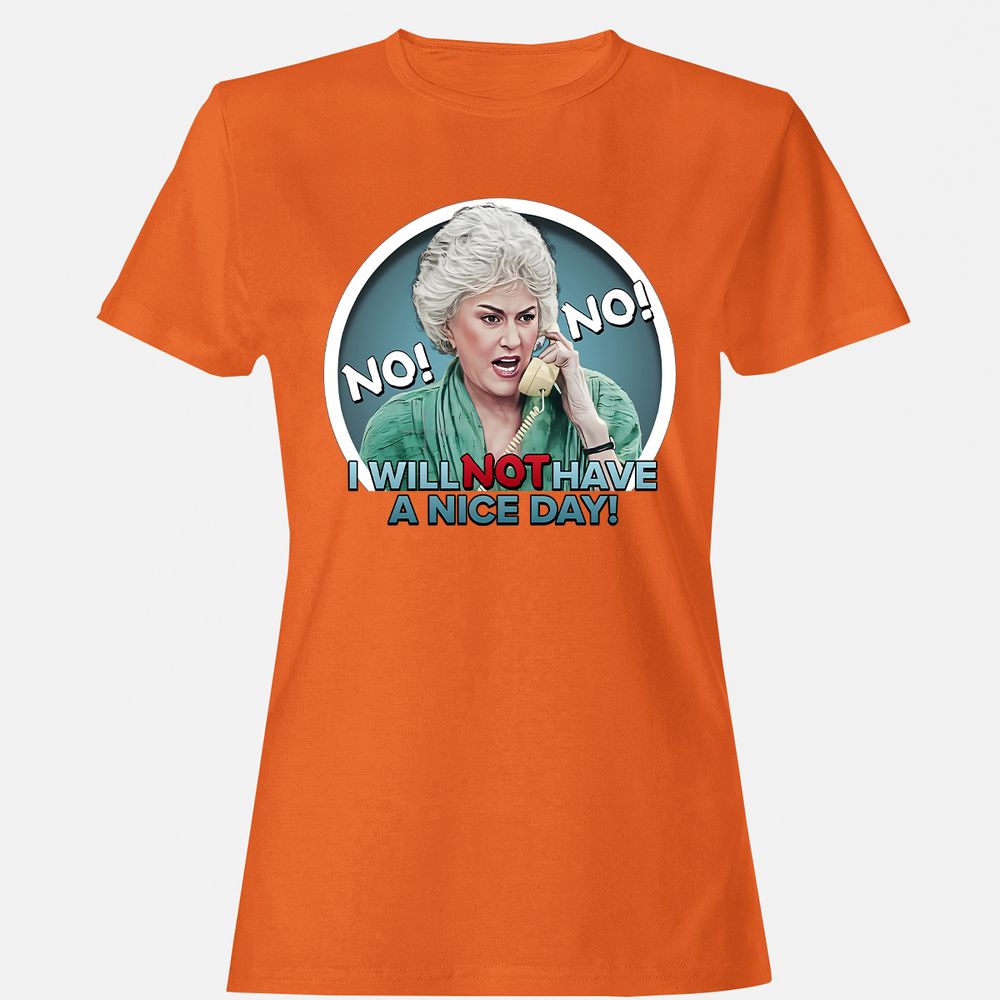 Women's T-Shirt - QFY3BM6Z - Orange - 11