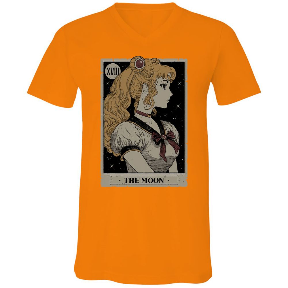 Unisex V-Neck T-Shirt - RWYRYN3G - Orange - 11
