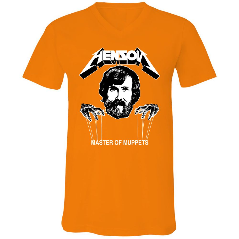 Unisex V-Neck T-Shirt - S5TXXMRJ - Orange - 11