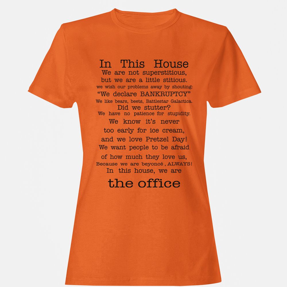 Women's T-Shirt - KAGXCEFE - Orange - 11