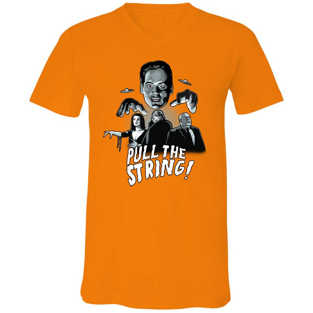 Unisex V-Neck T-Shirt - EHDHV3SY - Orange - 11