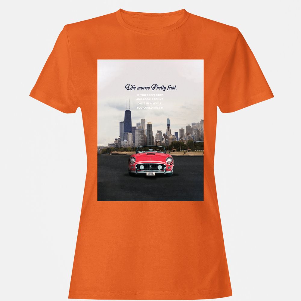 Women's T-Shirt - EUA64RK6 - Orange - 11