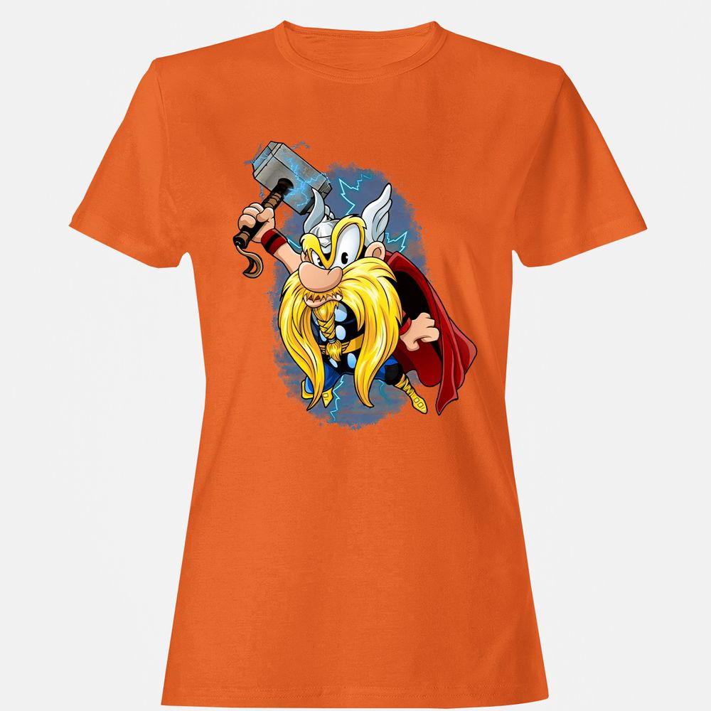 Women's T-Shirt - DB9JWXG6 - Orange - 11