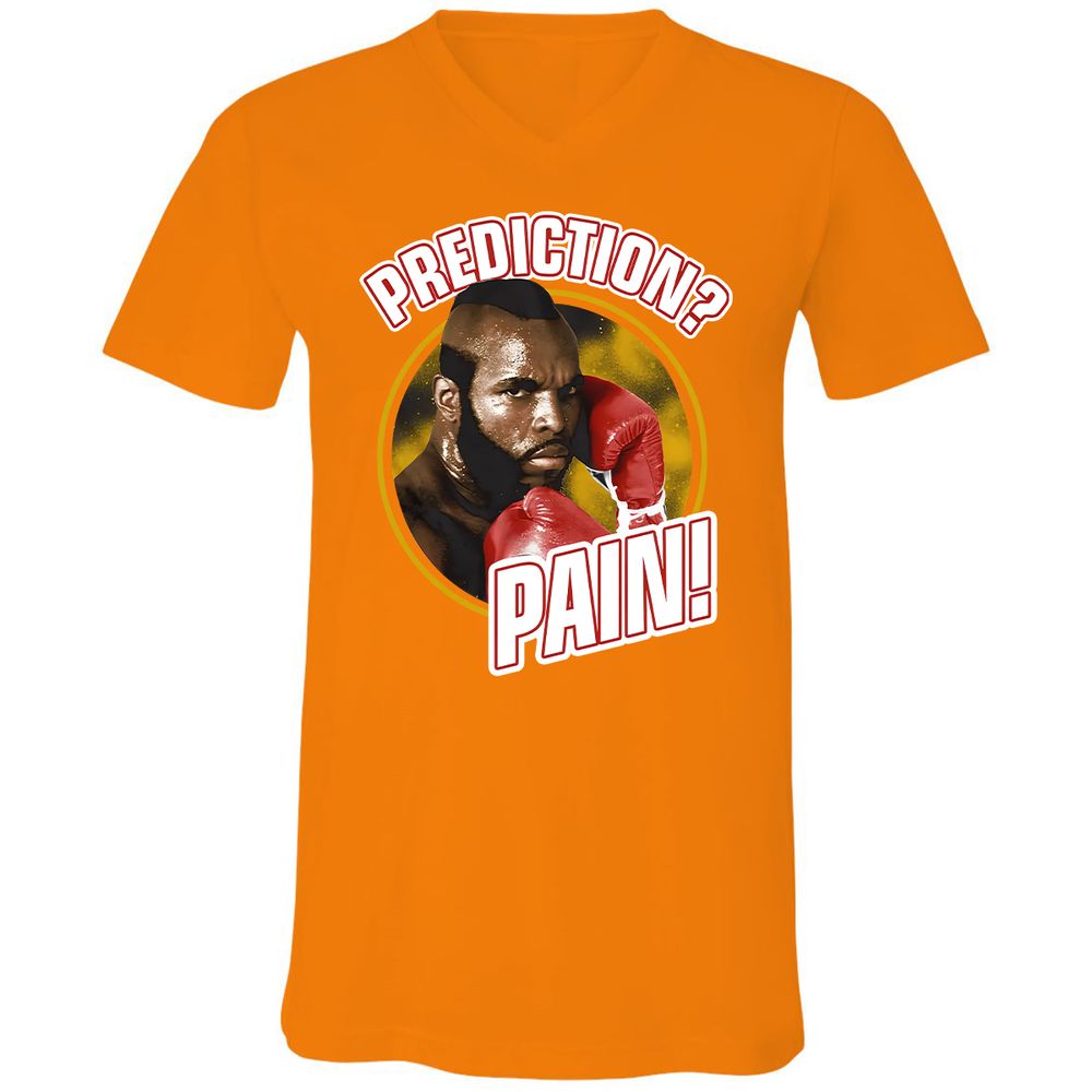 Unisex V-Neck T-Shirt - CCSXLU9P - Orange - 11