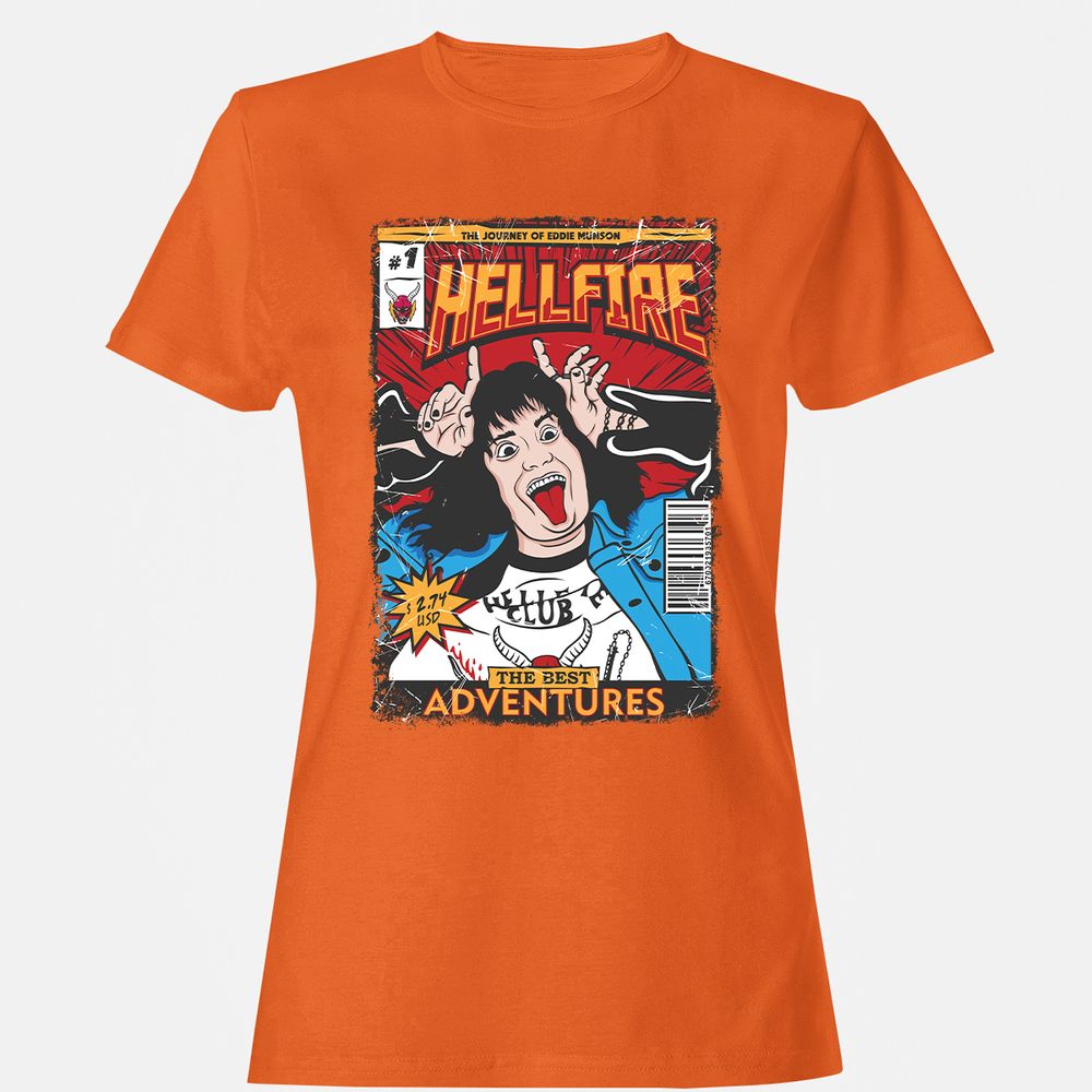 Women's T-Shirt - JSV2PFDP - Orange - 11