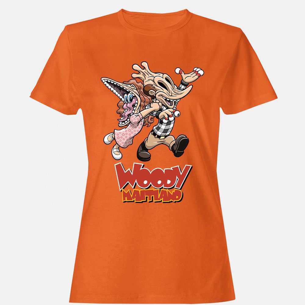 Women's T-Shirt - 8GKUVHMB - Orange - 11