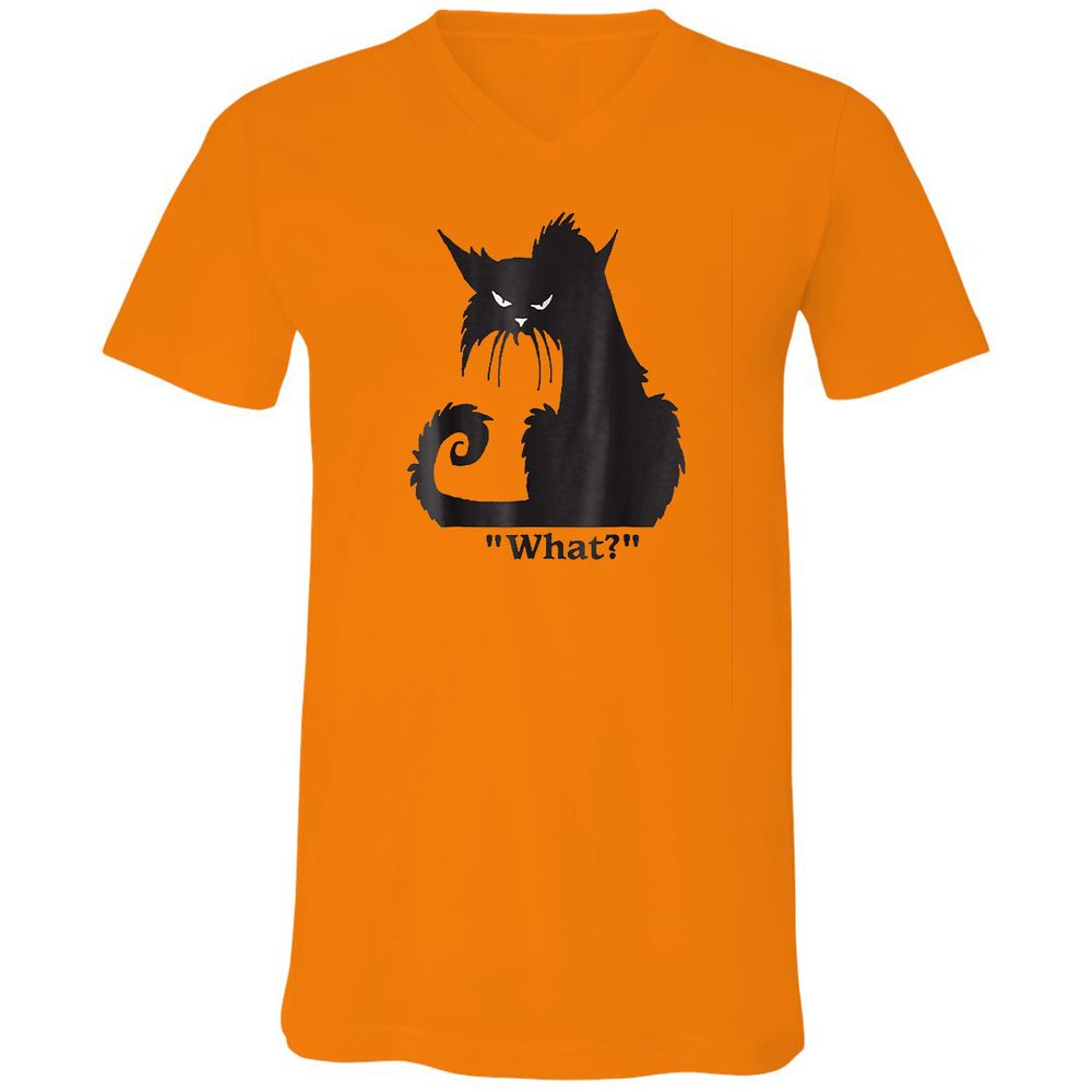 Unisex V-Neck T-Shirt - KK4B7PCS - Orange - 11