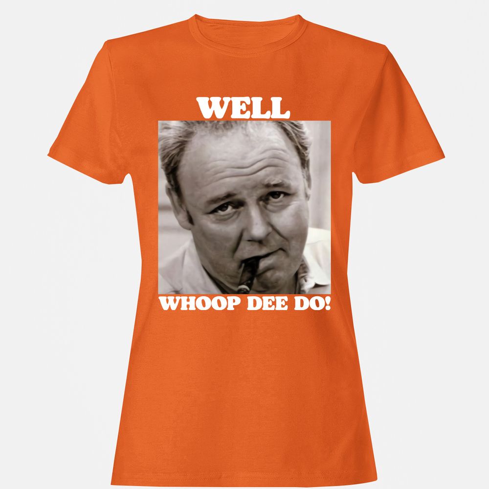 Funny 70s Tv Quote Whoop Dee Do - Orange - 11