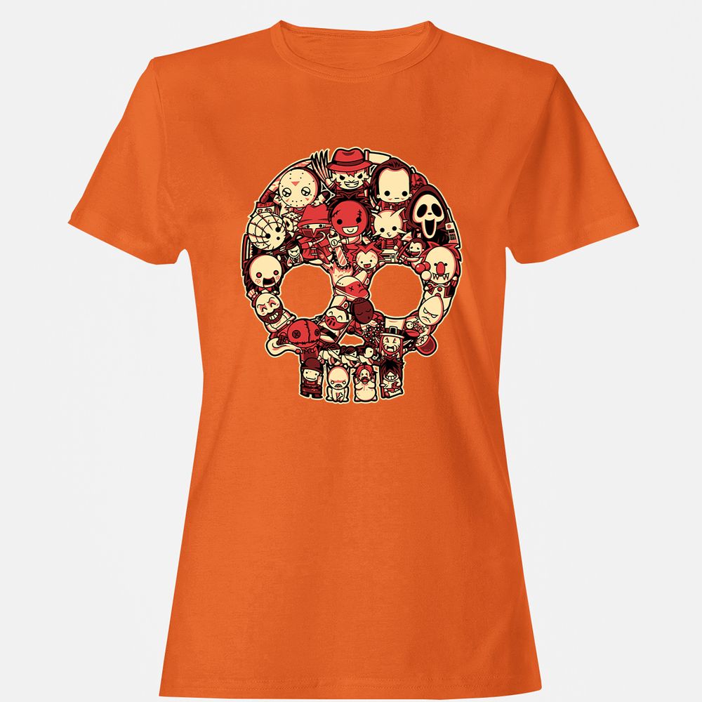 Women's T-Shirt - 7UXYZ83S - Orange - 11