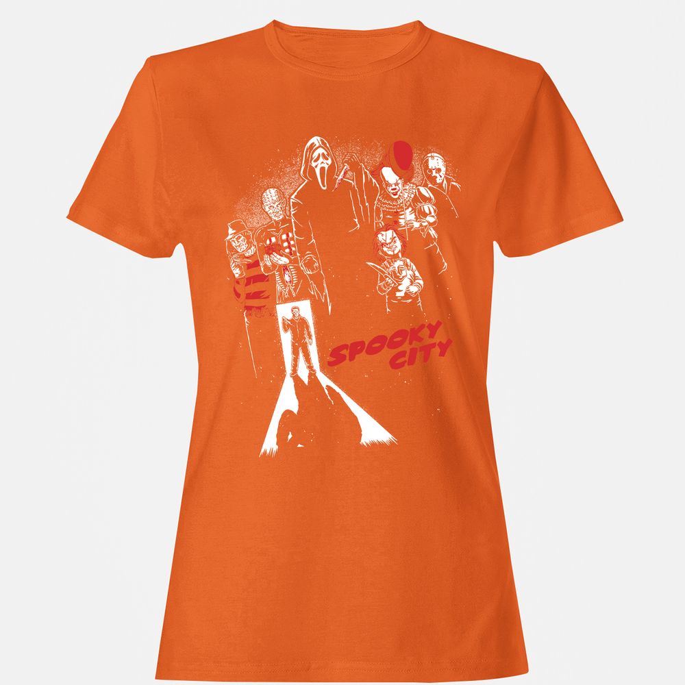 Women's T-Shirt - YQGWQA9P - Orange - 11