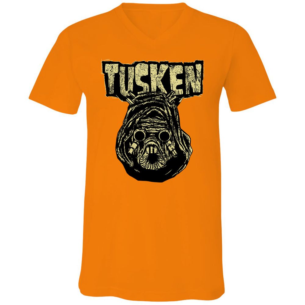 Unisex V-Neck T-Shirt - K8TXQZZA - Orange - 11