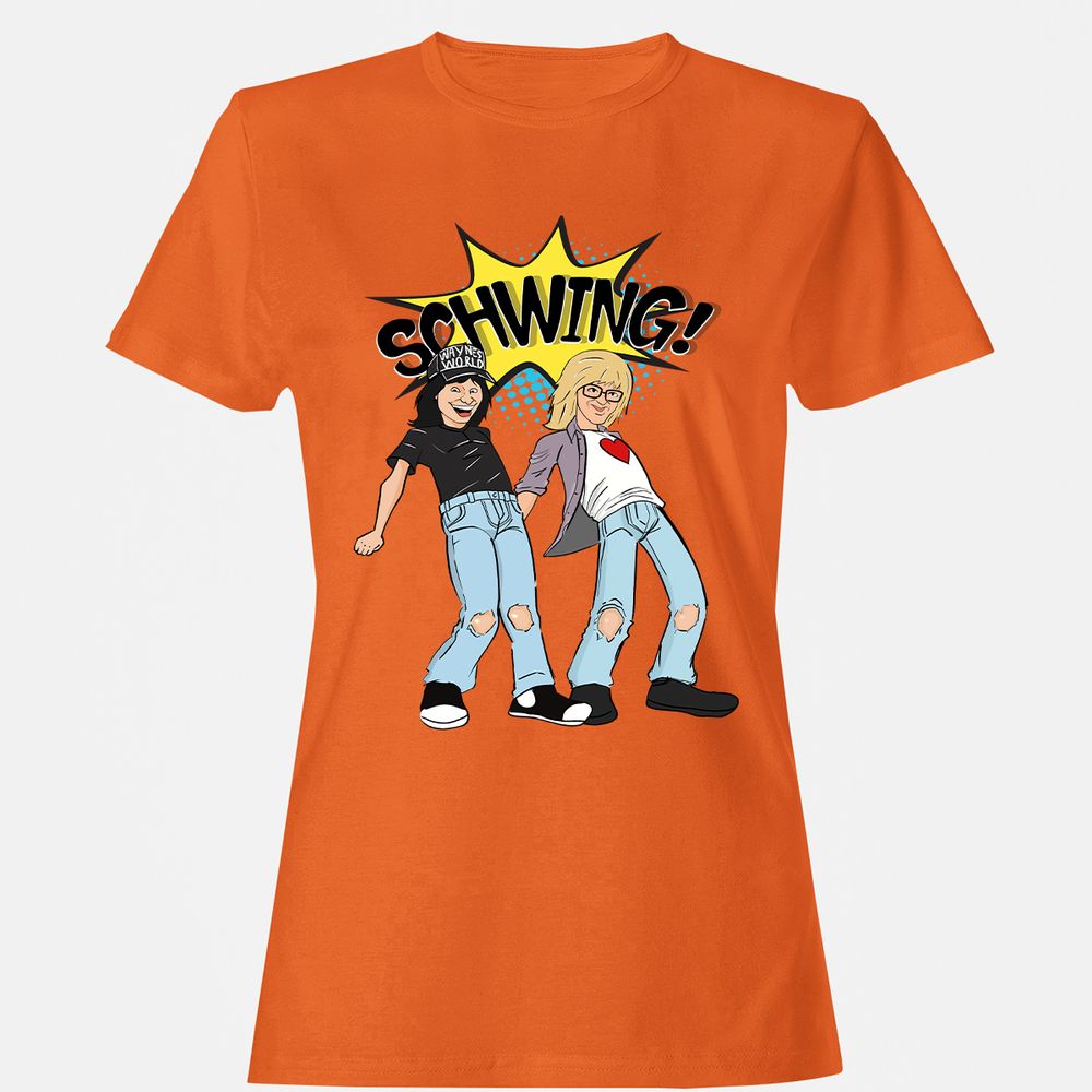 Women's T-Shirt - LU7JW7ST - Orange - 11