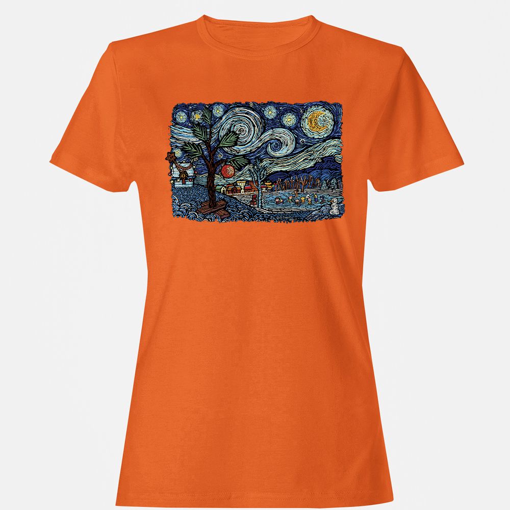Women's T-Shirt - HXSNNS1H - Orange - 11