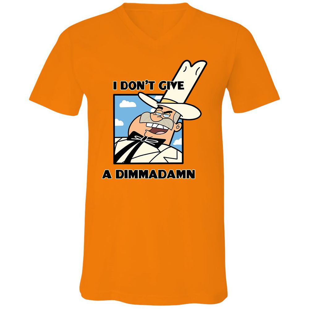 Unisex V-Neck T-Shirt - VTRFFSZ8 - Orange - 11