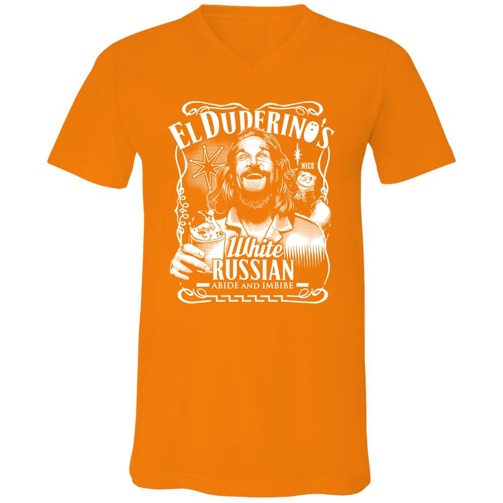 Unisex V-Neck T-Shirt - N6GJN2GX - Orange - 11