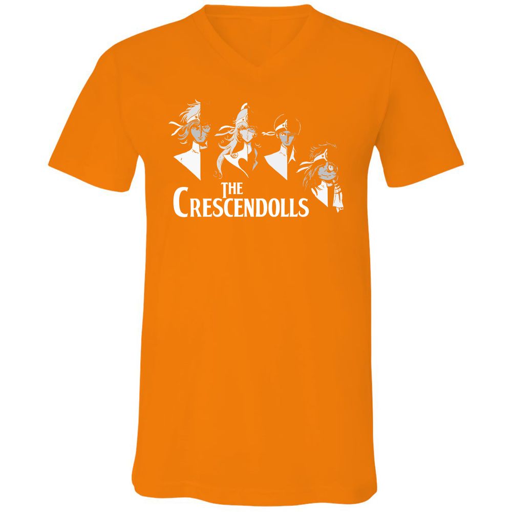 Unisex V-Neck T-Shirt - RJ53Z19D - Orange - 11