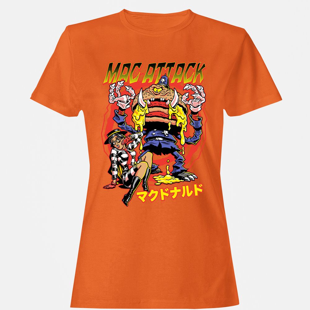 Women's T-Shirt - 3QEAEXXR - Orange - 11
