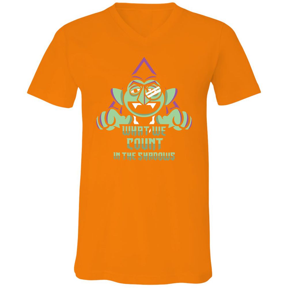 Unisex V-Neck T-Shirt - N6ZPRD17 - Orange - 11