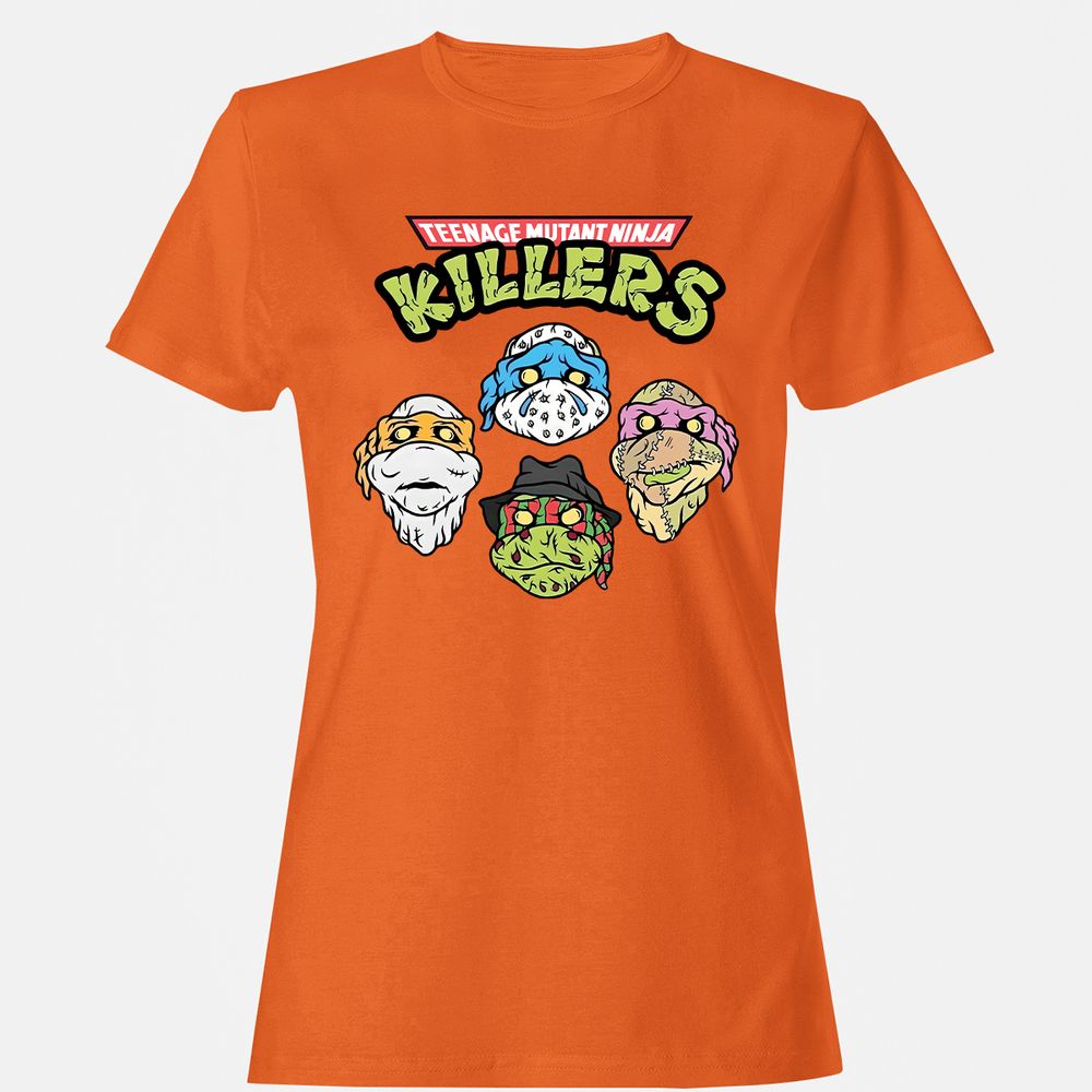 Women's T-Shirt - F5L8XYLC - Orange - 11